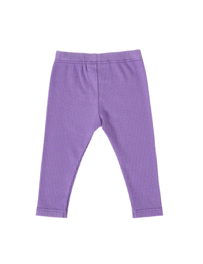 Goldie & Ace - Bowie Rib Legging | Grape Leggings Goldie & Ace 