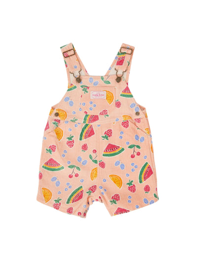 Goldie & Ace - Burton Fruit Salad Linen Overalls Overalls Goldie & Ace 