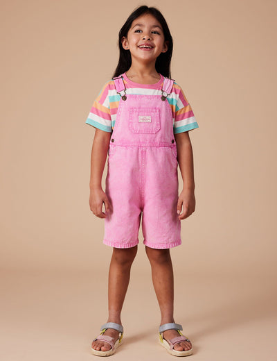 Goldie & Ace - Burton Vintage Washed Denim Overalls Bubblegum Overalls Goldie & Ace 