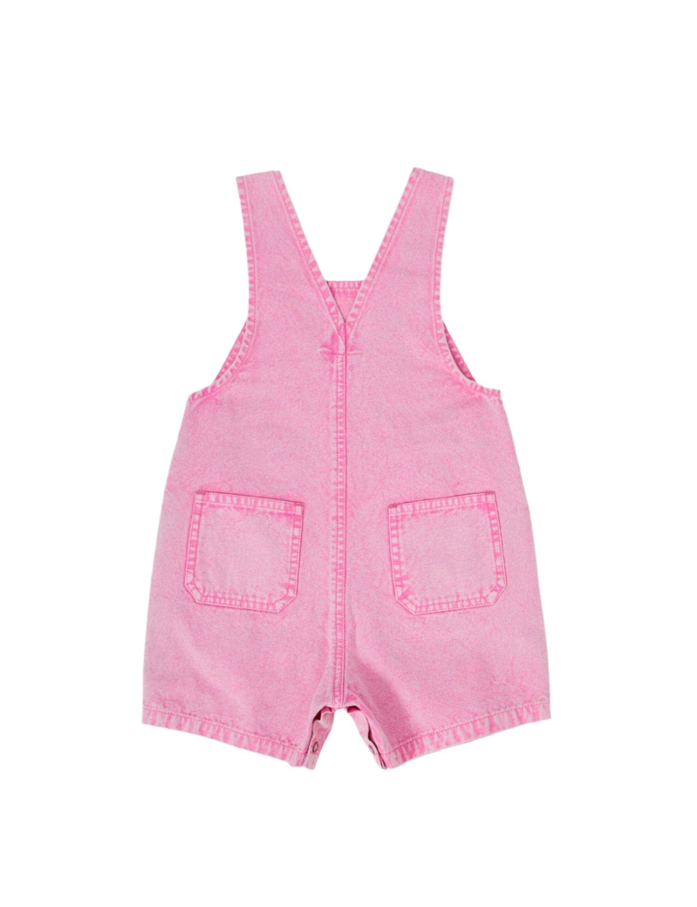 Goldie & Ace - Burton Vintage Washed Denim Overalls Bubblegum Overalls Goldie & Ace 