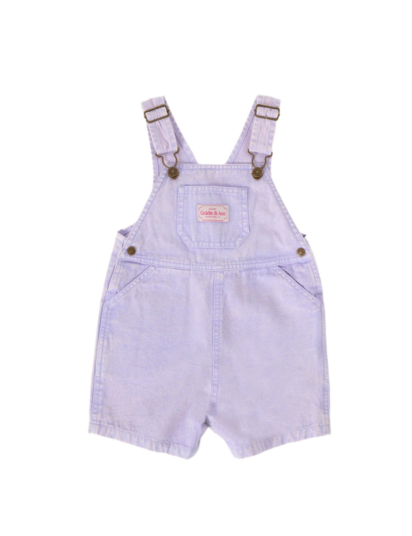 Goldie & Ace - Burton Vintage Washed Denim Overalls | Mauve Overalls Goldie & Ace 