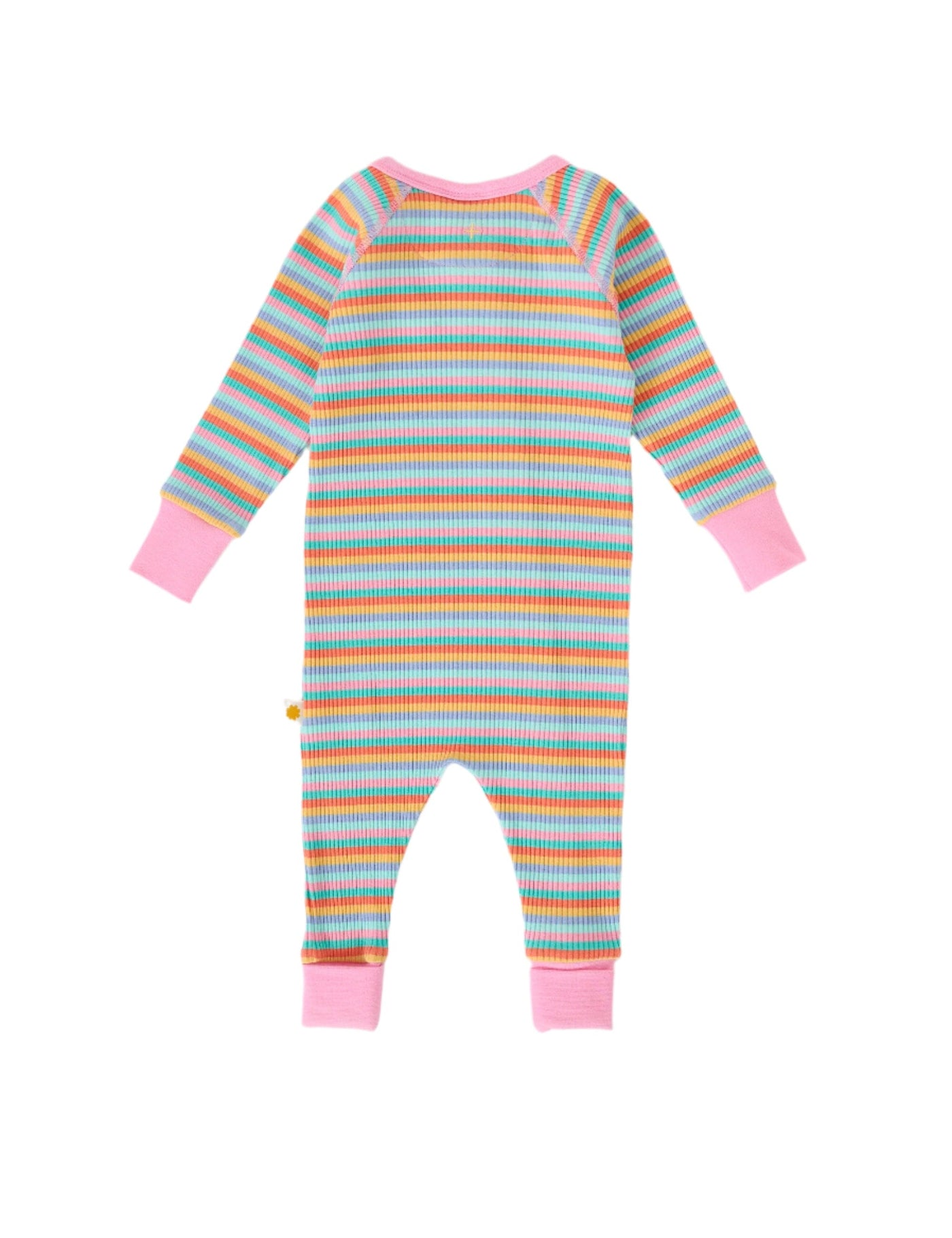 Goldie & Ace - Candy Stripe Rib Zipsuit Zipsuit Goldie & Ace 