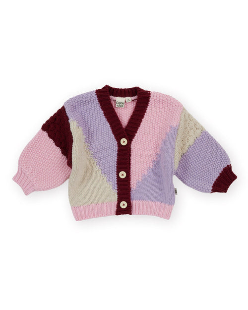 Goldie & Ace - Colour Block Knit Cardigan