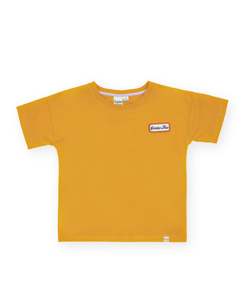 Goldie & Ace - Contrast Stitch T-Shirt | Yellow