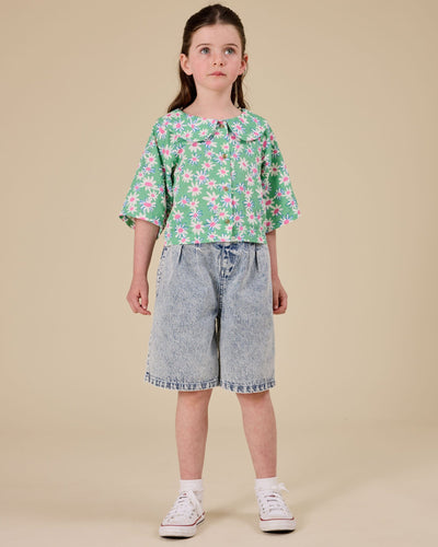 Goldie & Ace - Daisy Patch Abigail Blouse Long Sleeve Top Goldie & Ace 