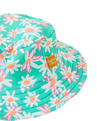 Goldie & Ace - Daisy Patch Swim Bucket Hat Swim Hat Goldie & Ace 
