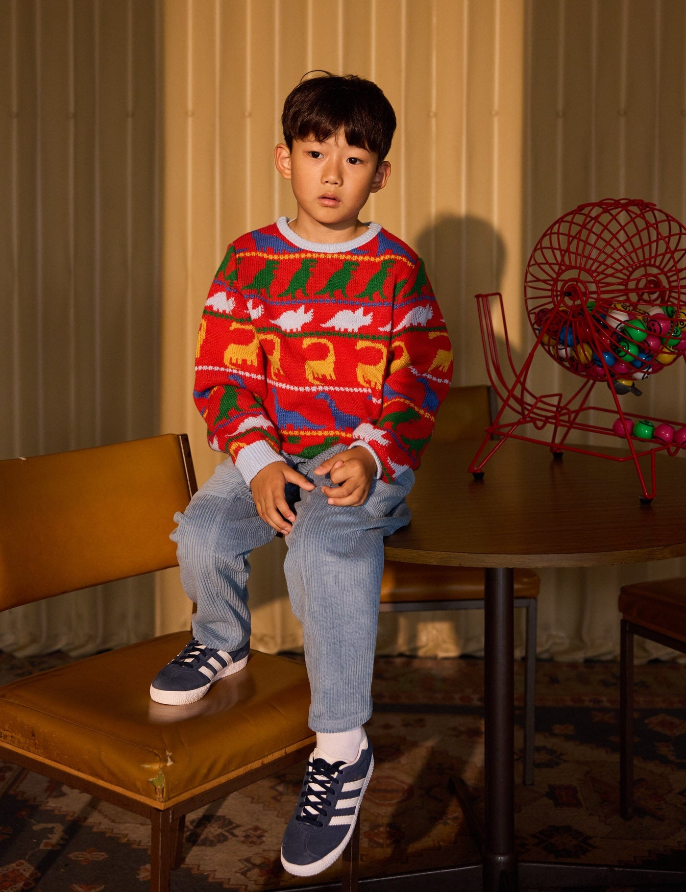 Goldie & Ace - Dino Knit Jumper Jumper Goldie & Ace 