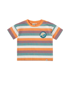 Goldie & Ace - Dino Valley Nostalgia Stripe T-Shirt