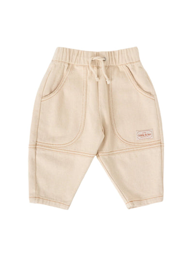 Goldie & Ace - Drew Denim Pocket Pant | Oat Pants Goldie & Ace 