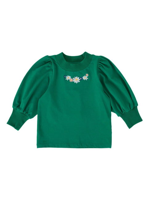 Goldie & Ace - Eden Embroidered Puff Sleeve Top