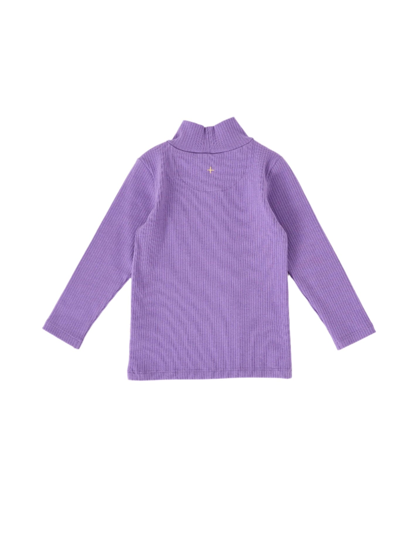 Goldie & Ace - Embroidered Rib Skivvy | Grape Long Sleeve Top Goldie & Ace 