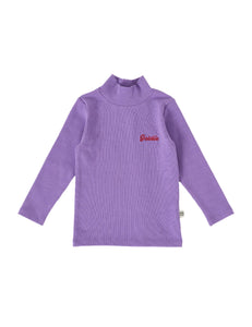 Goldie & Ace - Embroidered Rib Skivvy | Grape