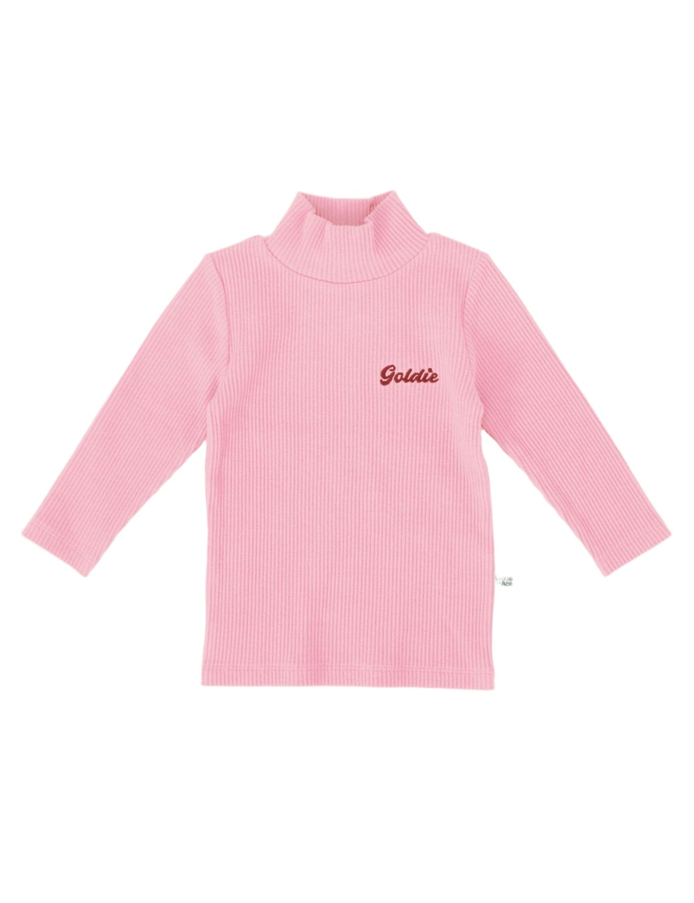 Goldie & Ace - Embroidered Rib Skivvy | Sweet Pea Long Sleeve Top Goldie & Ace 