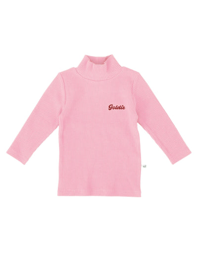 Goldie & Ace - Embroidered Rib Skivvy | Sweet Pea Long Sleeve Top Goldie & Ace 