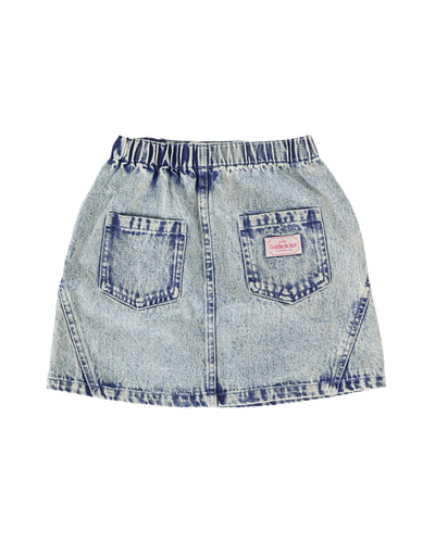 Goldie & Ace - Esta A-Line Denim Skirt Skirts Goldie & Ace 