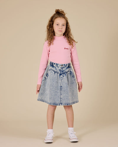Goldie & Ace - Esta A-Line Denim Skirt Skirts Goldie & Ace 