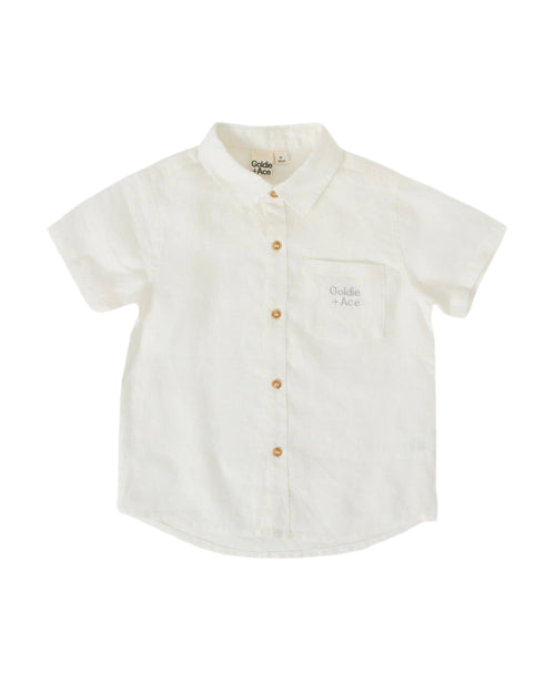 Goldie & Ace - Holiday Linen Blend Shirt