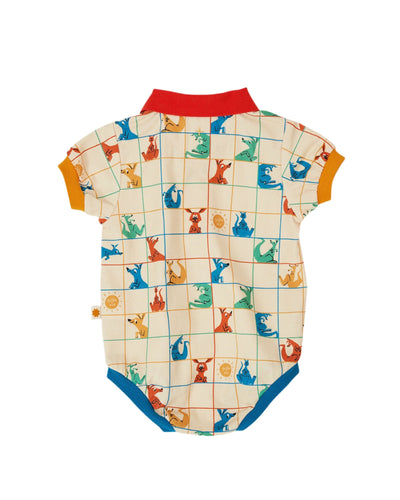 Goldie & Ace - Hopscotch Polo Romper Romper Goldie & Ace 