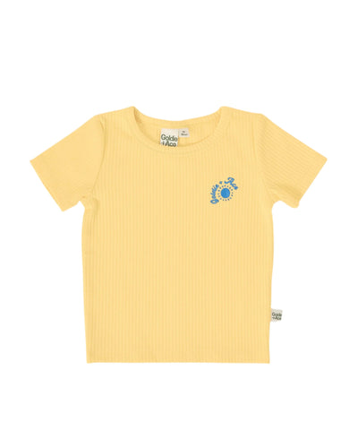 Goldie & Ace - Kai Rib T-Shirt Short Sleeve T-Shirt Goldie & Ace 