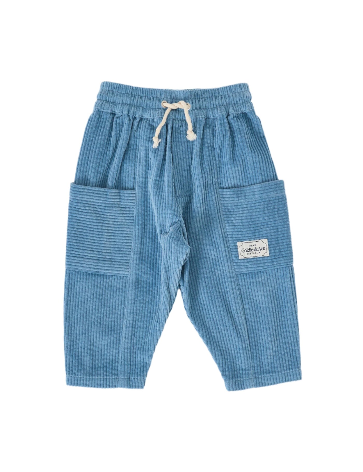 Goldie & Ace - Kit Corduroy Pocket Pant | Duck Egg Pants Goldie & Ace 