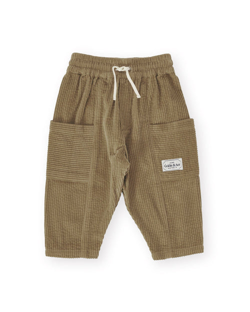 Goldie & Ace - Kit Corduroy Pocket Pant | Khaki