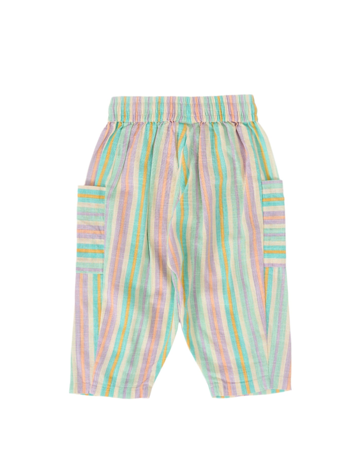 Goldie & Ace - Kit Linen Pocket Pant | Resort Stripe Pants Goldie & Ace 