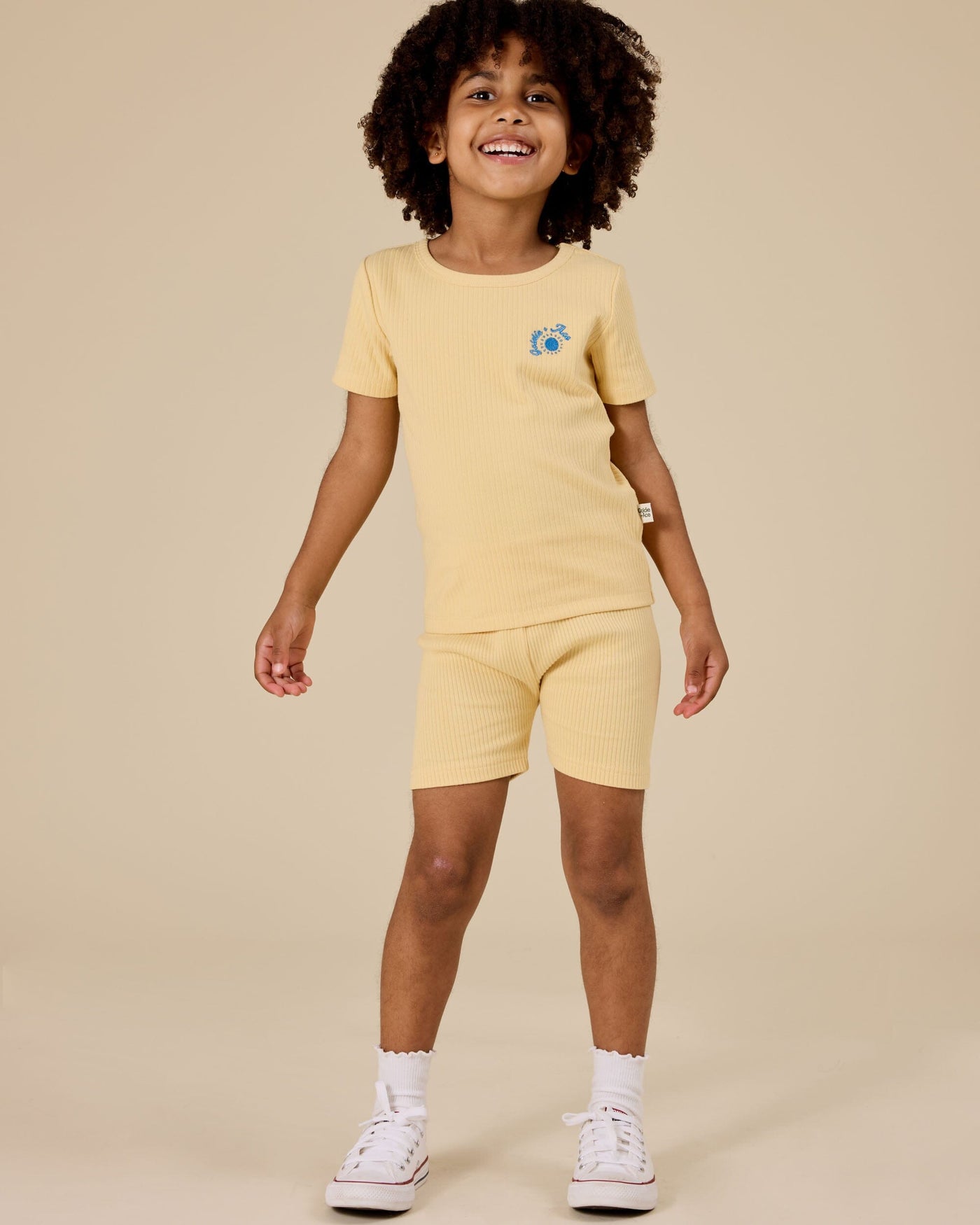 Goldie & Ace - Lara Rib Shorties Bike Shorts Goldie & Ace 