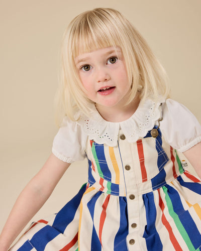 Goldie & Ace - Laura Puff Sleeve Collar Top Short Sleeve Top Goldie & Ace 