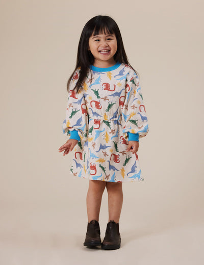 Goldie & Ace - Leah Long Sleeve Dress | Dino-Mite Long Sleeve Dress Goldie & Ace 