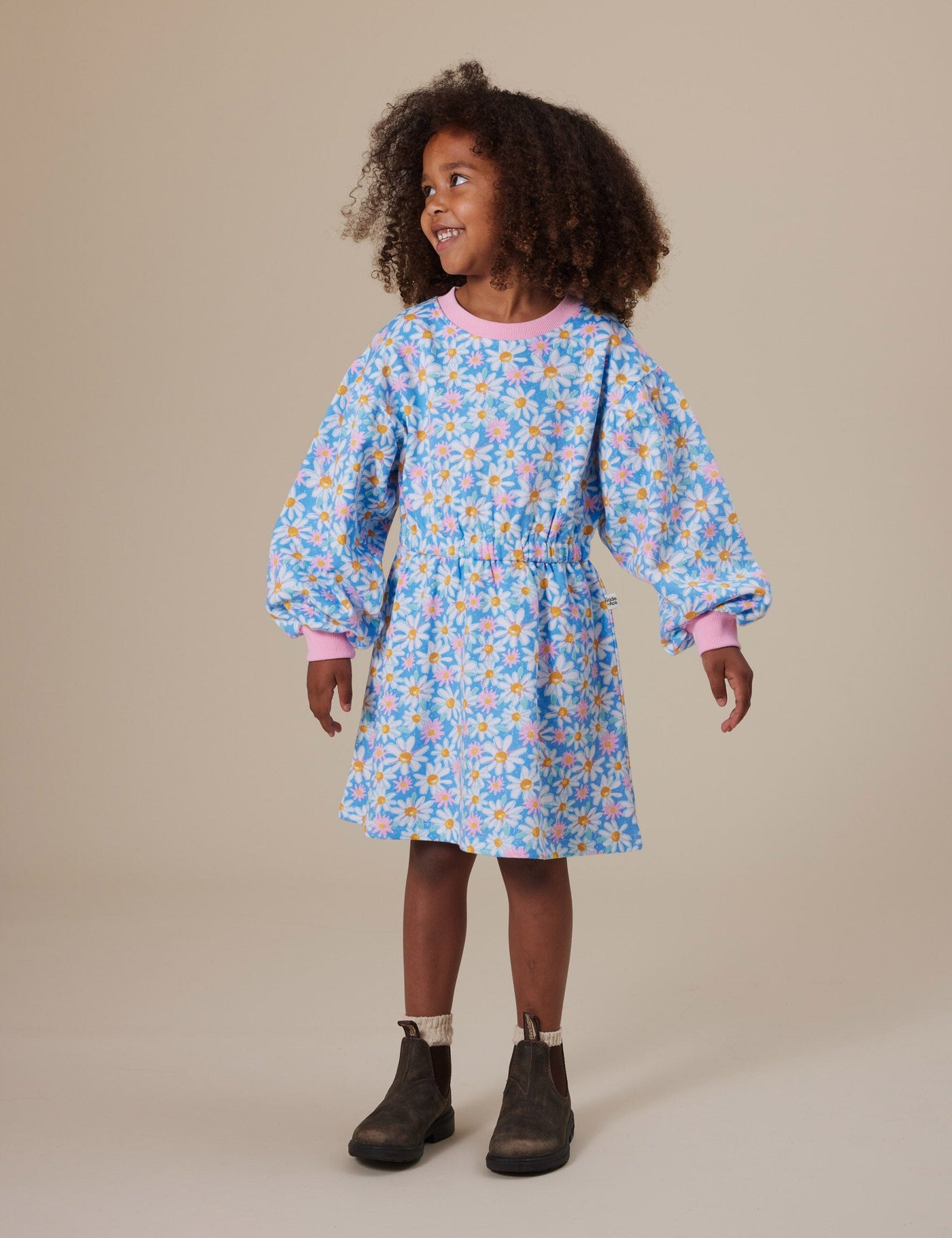 Goldie & Ace - Leah Long Sleeve Dress | Seaside Daisy Long Sleeve Dress Goldie & Ace 