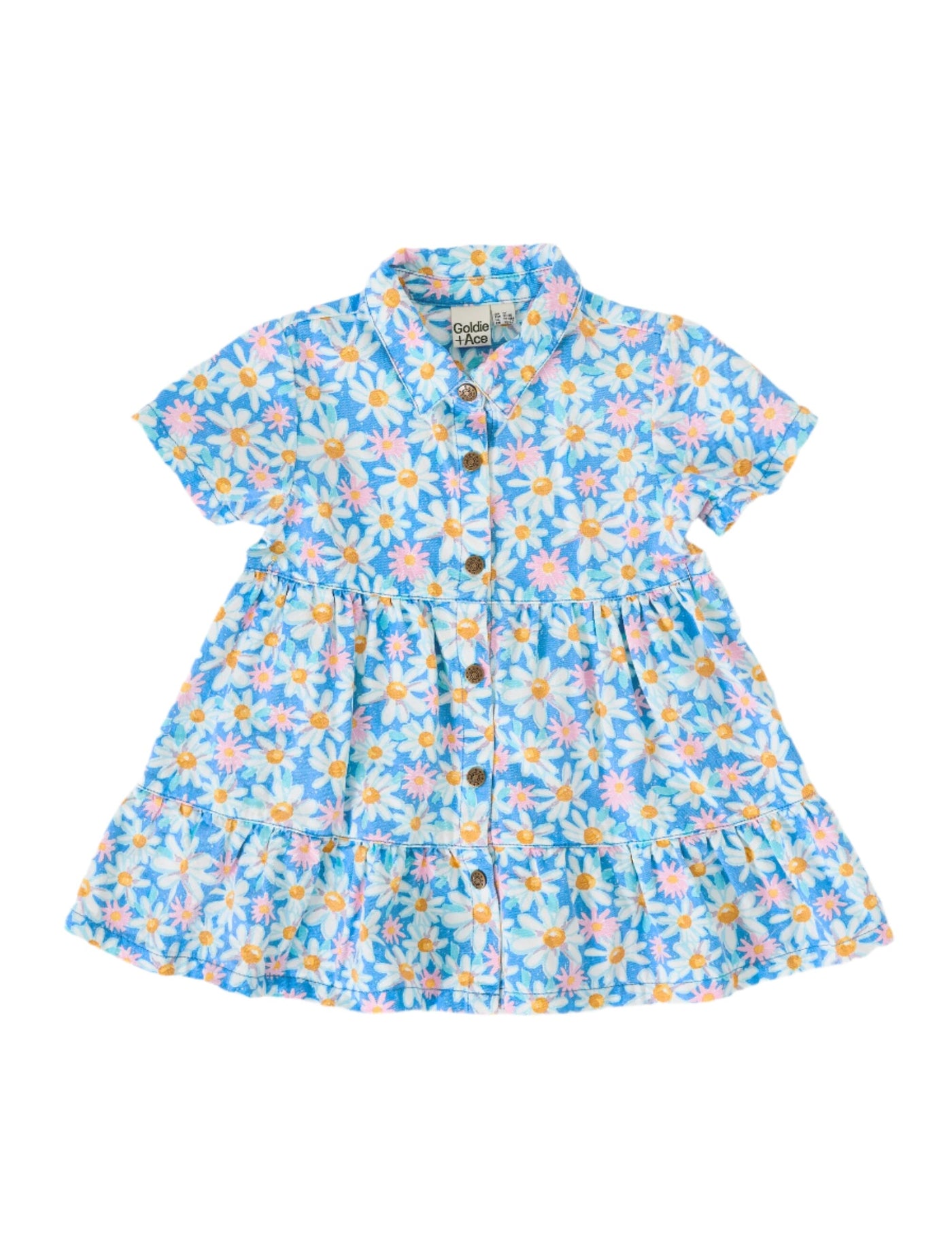 Goldie & Ace - Monica Dress | Seaside Daisy Short Sleeve Dress Goldie & Ace 