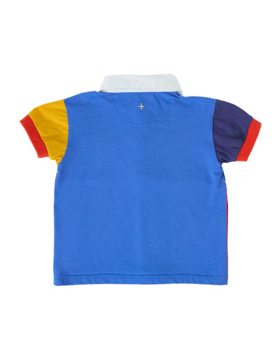 Goldie & Ace - Myles Colour Block Polo Shirt Short Sleeve Shirt Goldie & Ace 