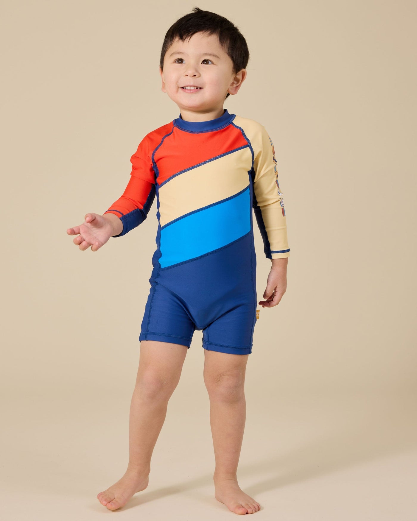 Goldie & Ace - Nautical Flag Short Leg Swimsuit One-Piece Swimsuit Goldie & Ace 