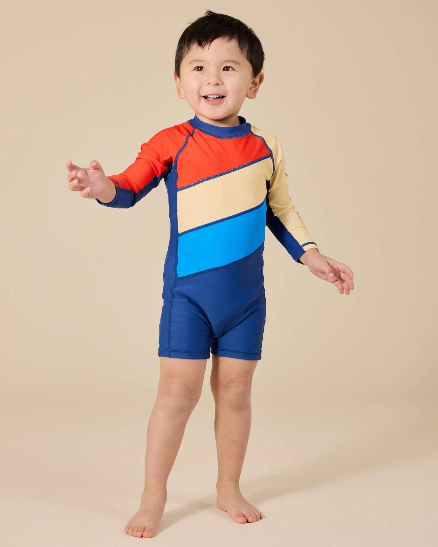 Goldie & Ace - Nautical Flag Short Leg Swimsuit One-Piece Swimsuit Goldie & Ace 