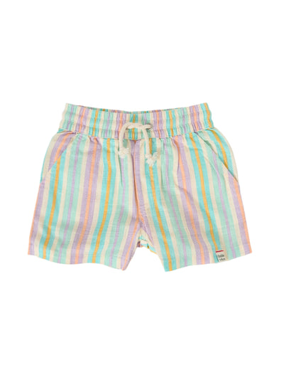 Goldie & Ace - Noah Linen Shorts | Resort Stripe Shorts Goldie & Ace 