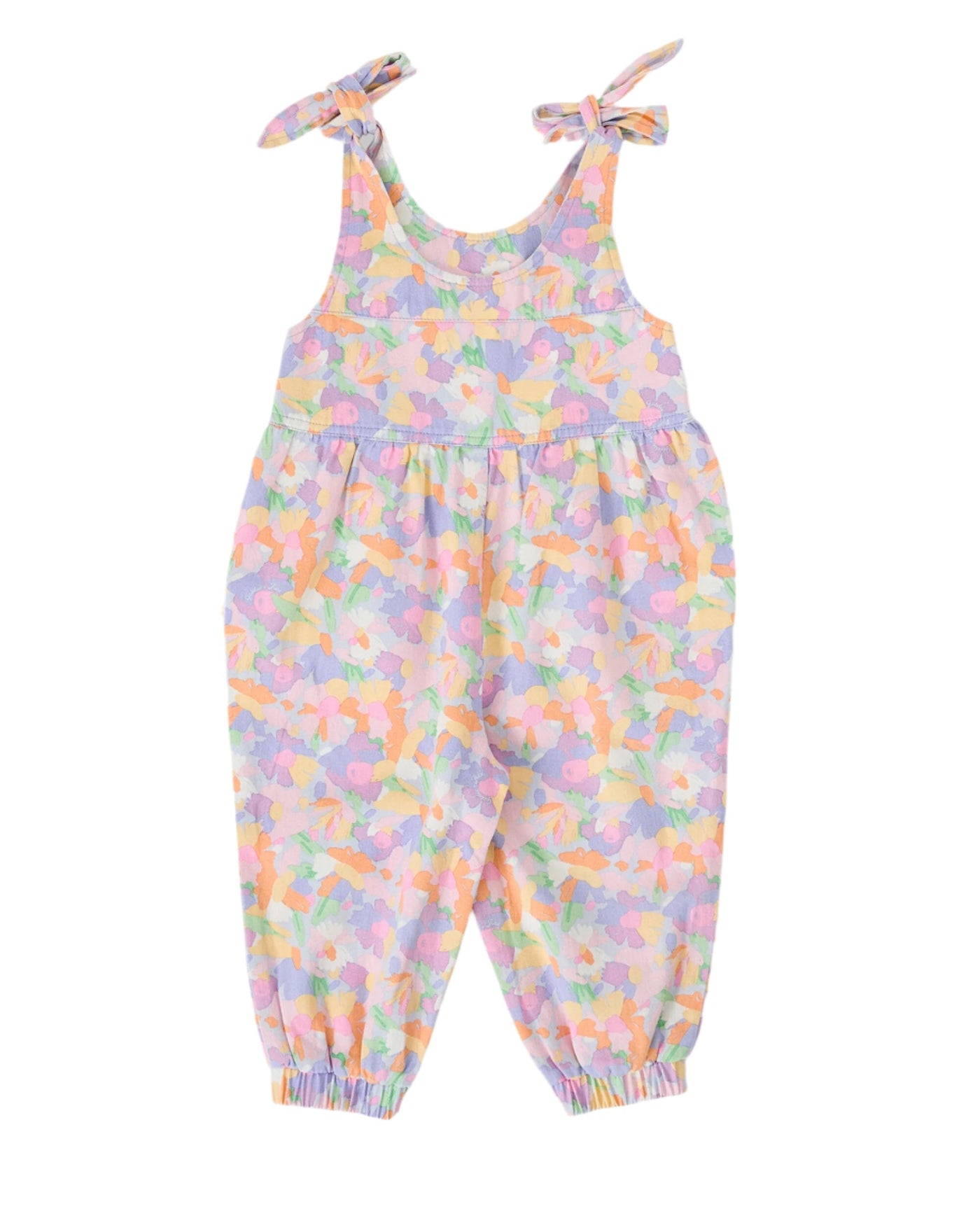 Goldie & Ace - Pastel Bouquet Tiffany Tie Overalls Overalls Goldie & Ace 