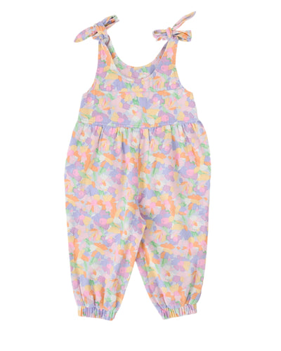 Goldie & Ace - Pastel Bouquet Tiffany Tie Overalls Overalls Goldie & Ace 