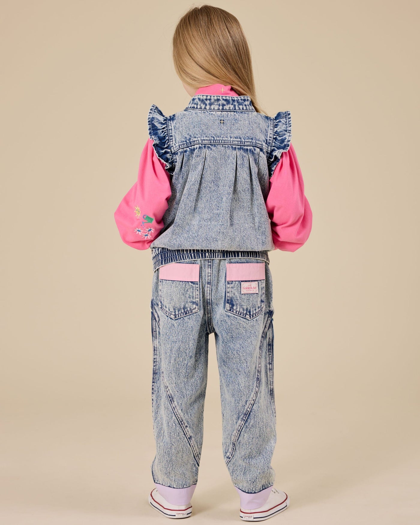 Goldie & Ace - Pastel Pop Nora Denim Pant Jeans Goldie & Ace 
