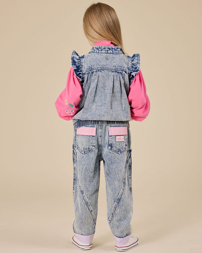 Goldie & Ace - Pastel Pop Nora Denim Pant Jeans Goldie & Ace 