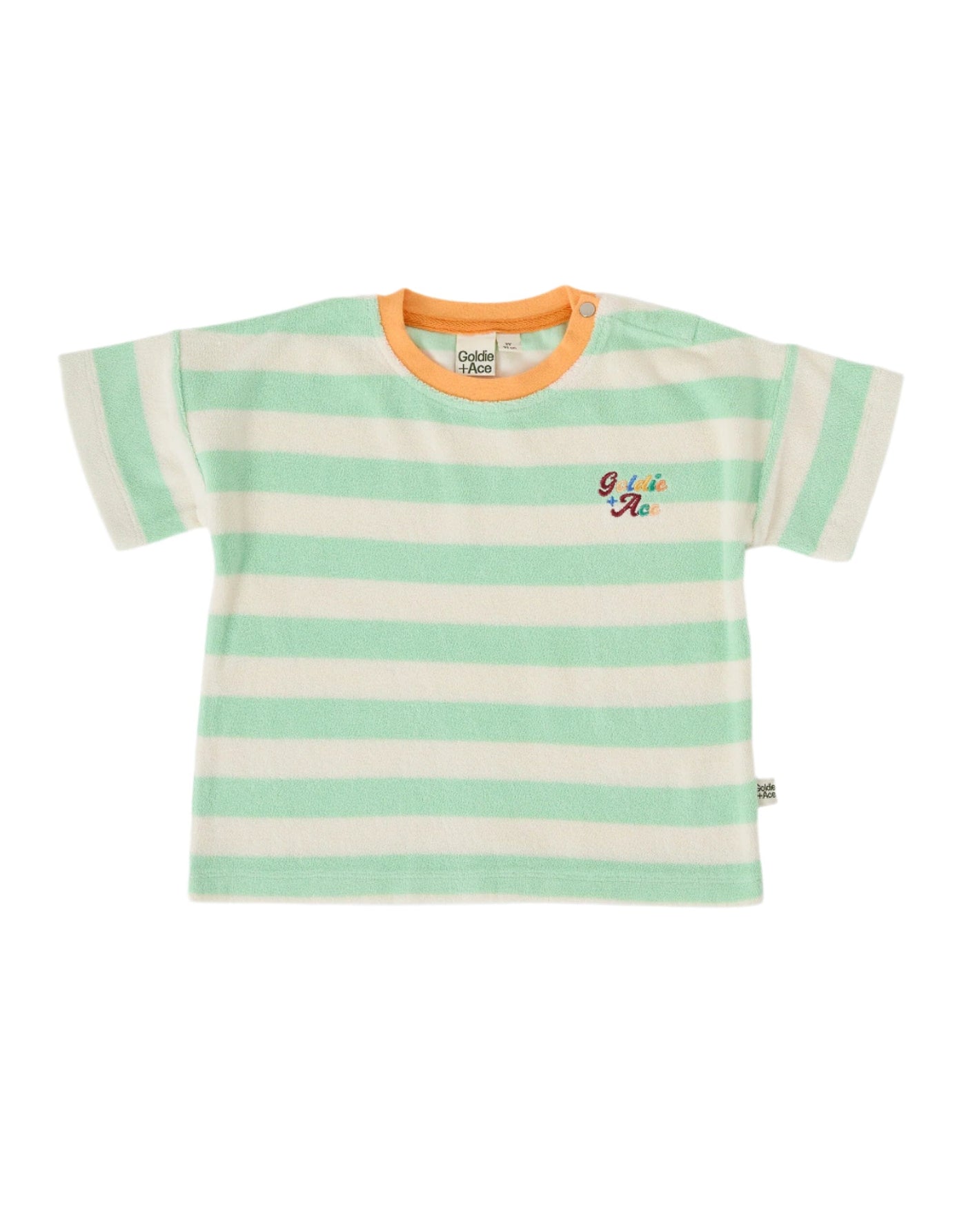 Goldie & Ace - Peas In A Pod Stripe T-Shirt Short Sleeve T-Shirt Goldie & Ace 