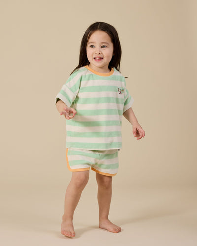 Goldie & Ace - Peas In A Pod Stripe T-Shirt Short Sleeve T-Shirt Goldie & Ace 