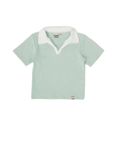 Goldie & Ace - Pia Collared T-Shirt Lagoon