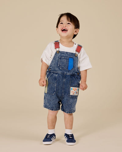 Goldie & Ace - Primary Pop Burton Denim Overalls Overalls Goldie & Ace 