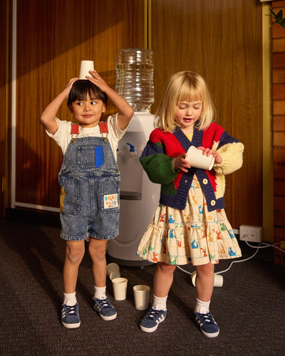 Goldie & Ace - Primary Pop Burton Denim Overalls Overalls Goldie & Ace 