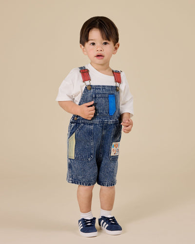 Goldie & Ace - Primary Pop Burton Denim Overalls Overalls Goldie & Ace 