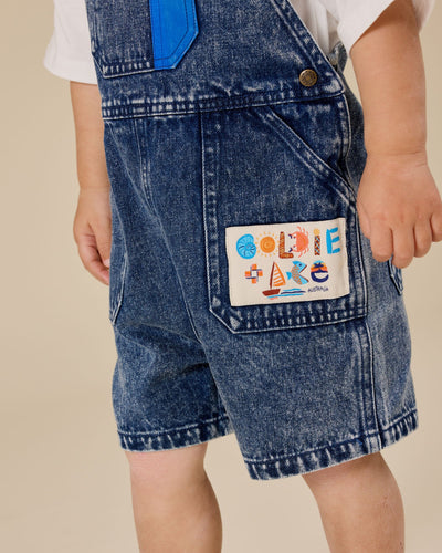Goldie & Ace - Primary Pop Burton Denim Overalls Overalls Goldie & Ace 