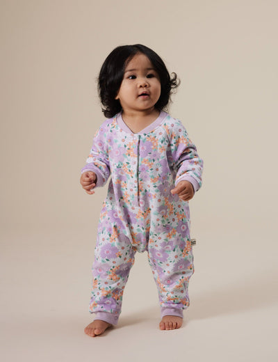 Goldie & Ace - Relaxed Terry Romper | Flora Romper Goldie & Ace 