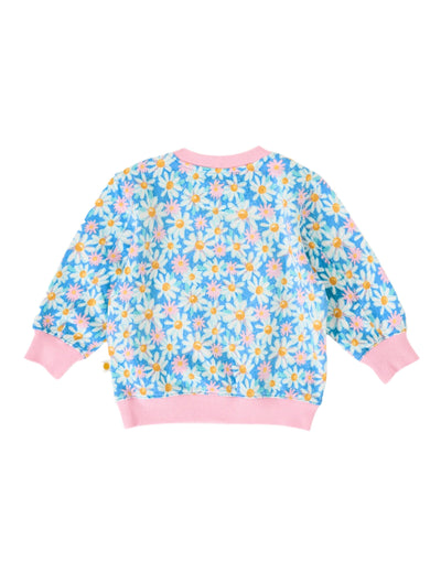 Goldie & Ace - Relaxed Terry Sweater | Seaside Daisy Jumper Goldie & Ace 