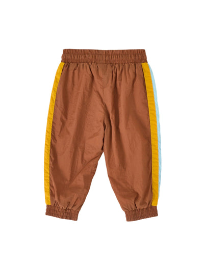 Goldie & Ace - Retro Lightweight Sporty Pants | Brown Pants Goldie & Ace 