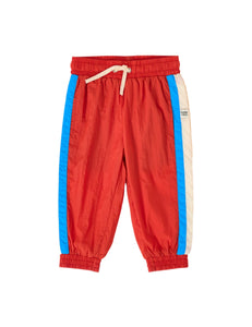 Goldie & Ace - Retro Lightweight Sporty Pants  | Red